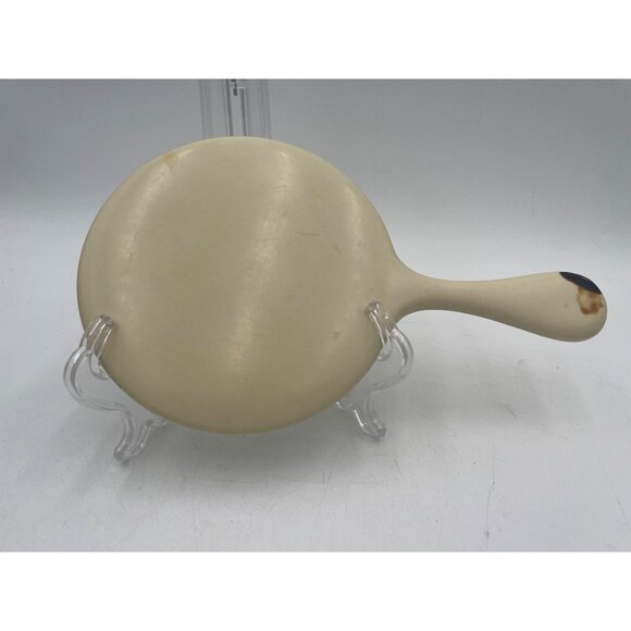 Vintage Ivory Plastic Handheld Mirror Handle - Picture 7 of 8